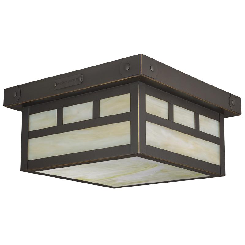 Woodfield America S Finest Lighting, Mission Style Ceiling Light Fixture